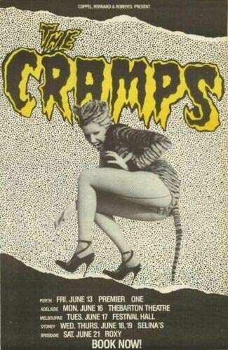 Amazon.co.jp: The Cramps パンクロック メタル ブリキ看板 ポスター